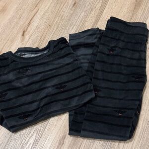 Cat & Jack Black Striped Kids Pajama Set